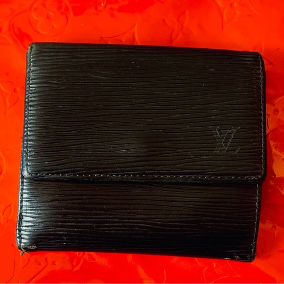 Louis Vuitton Epi Trifold Square Wallet Black Leather - Picture 16 of 16